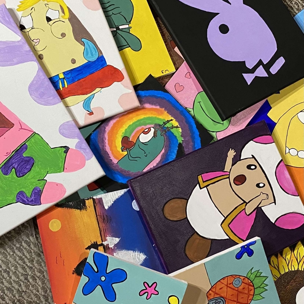 Costum Acrylic painting